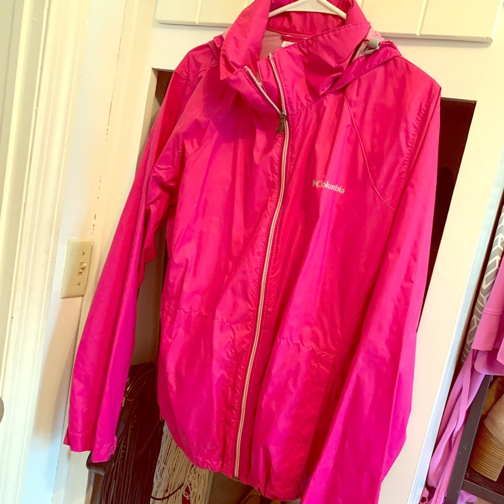 Columbia thin rain jacket